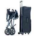 Topmedi Portable Lightweight Transport Wheelchair with Trolley Case